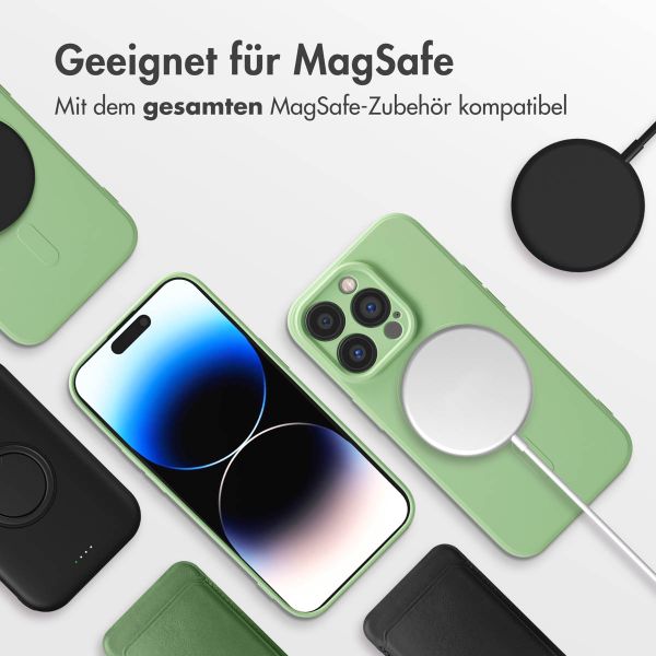 imoshion Color Back Cover mit MagSafe Apple iPhone 14 Pro - Grün
