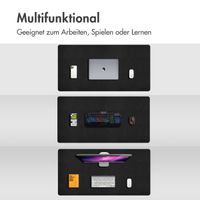 imoshion Schreibtischunterlage 120 x 60 cm - L - Schwarz