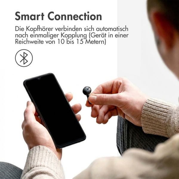 imoshion Aura Earbuds – Kabellose Kopfhörer – Kabellose Bluetooth-Kopfhörer – Schwarz