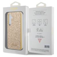 Guess Glitter Flakes Back Cover für das Samsung Galaxy S24 - Gold