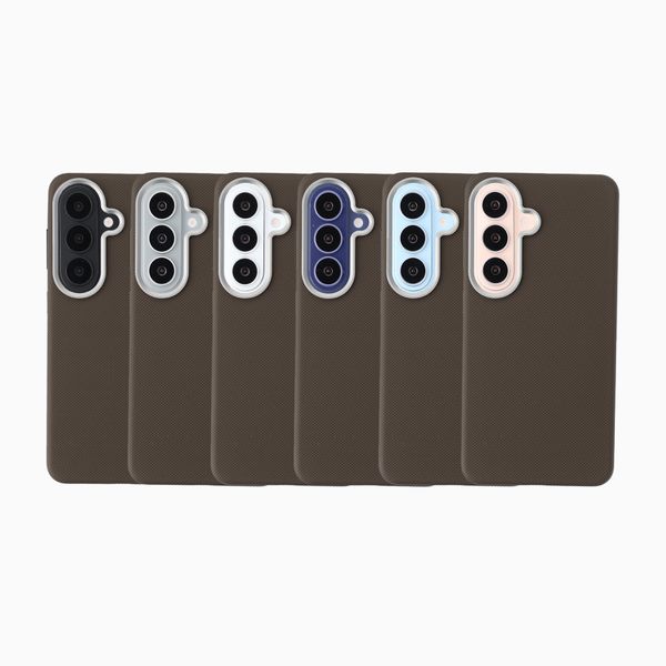 Accezz Mesh Backcover mit MagSafe Samsung Galaxy S26 - Braun