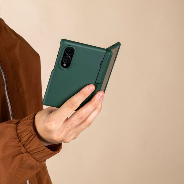 imoshion Color Backcover mit Ständer Samsung Galaxy Z Fold 8 - Dunkelgrün