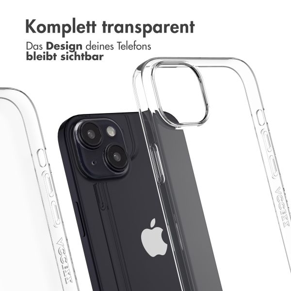 Accezz 100% recyceltes TPU Clear Cover Apple iPhone 15 Plus - Transparent