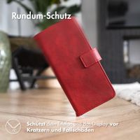 imoshion Luxuriöse Klapphülle Xiaomi Redmi 14C - Rot