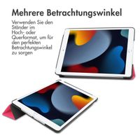 imoshion Design Trifold Klapphülle iPad 9 (2021) 10.2 Zoll / iPad 8 (2020) 10.2 Zoll / iPad 7 (2019) 10.2 Zoll - Dusty Rose