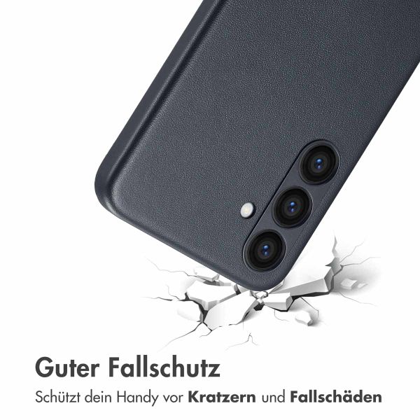 Accezz MagSafe Leather Backcover für das Samsung Galaxy S24 Plus - Onyx Black