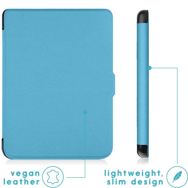 imoshion Slim Hard Case Sleepcover für das Kobo Clara 2E / Tolino Shine 4 - Hellblau