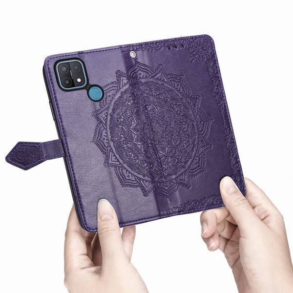 imoshion Mandala Klapphülle Oppo A15 - Violett