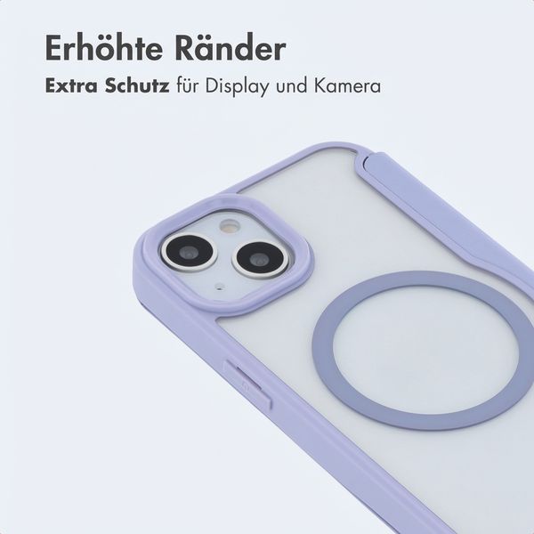 imoshion Transparente Bookcase mit MagSafe Apple iPhone 14 / 13 - Lila