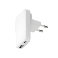 dbramante1928 Re-charge Pro Slim-Ladegerät USB-C 30 W und USB-A 30 W - Weiß