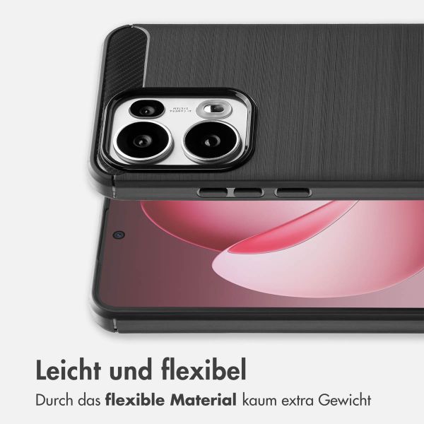 imoshion Brushed Back Cover Oppo Reno 13 Pro - Schwarz