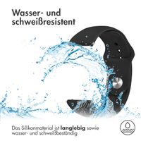 imoshion Silikonband Sport für das Samsung Galaxy Watch 7 40/44 mm - Schwarz