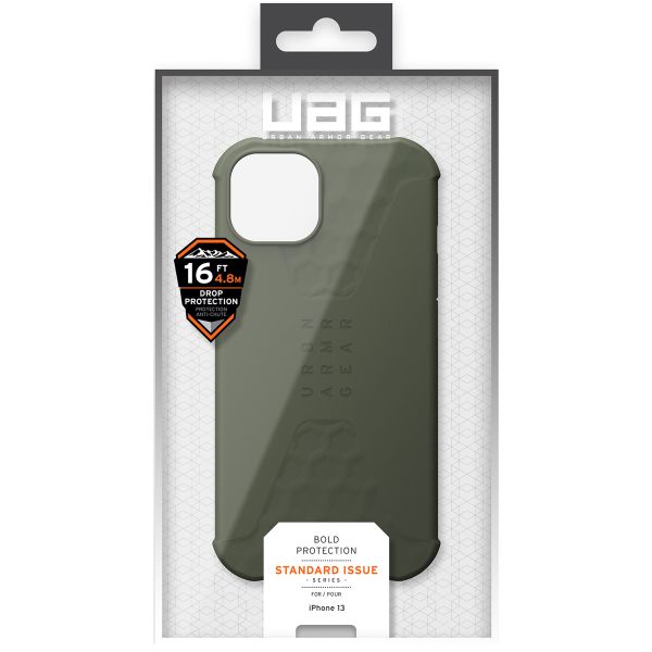 UAG ﻿Standard Issue Back Cover für das Apple iPhone 13 - Grün