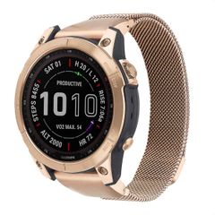 imoshion QuickFit® Mailändische Magnetarmband für das Garmin Watch | 22 mm Anschluss - Roségold