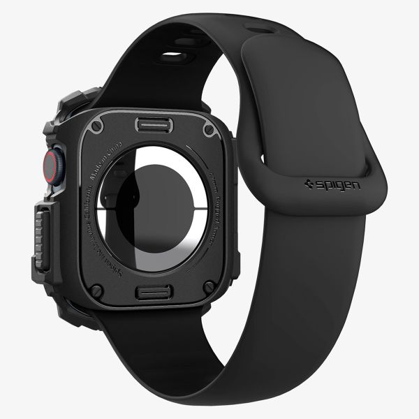 Spigen Rugged Armor™ Hülle für Apple Watch Series 10 / 11 - 42 mm - Matte Black