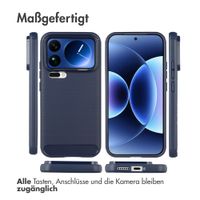 imoshion Brushed Back Cover Xiaomi 17 Pro Max - Dunkelblau