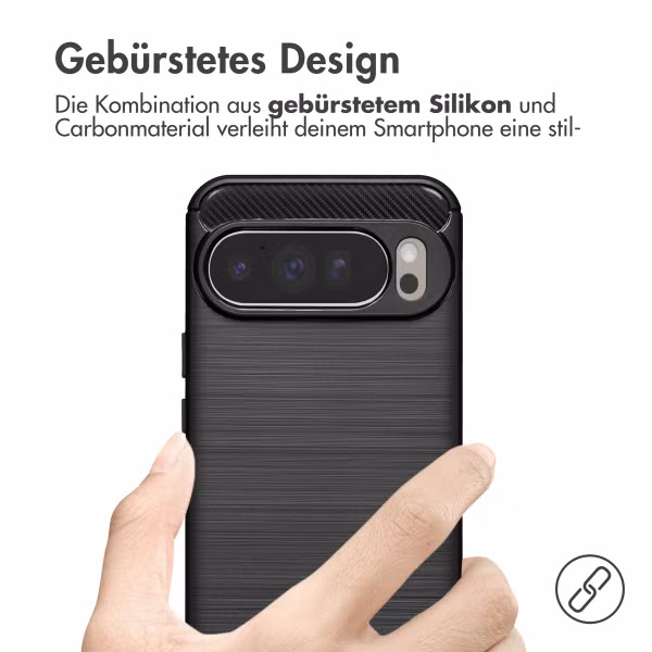 imoshion Brushed Back Cover Google Pixel 10 Pro XL - Schwarz