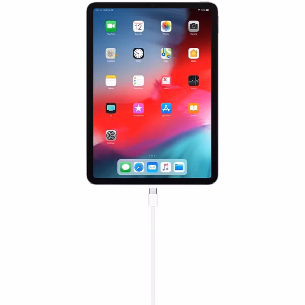 Apple Original USB-C Power Adapter 20 Watt + Original USB-C auf USB-C Ladekabel - 2 Meter - Weiß