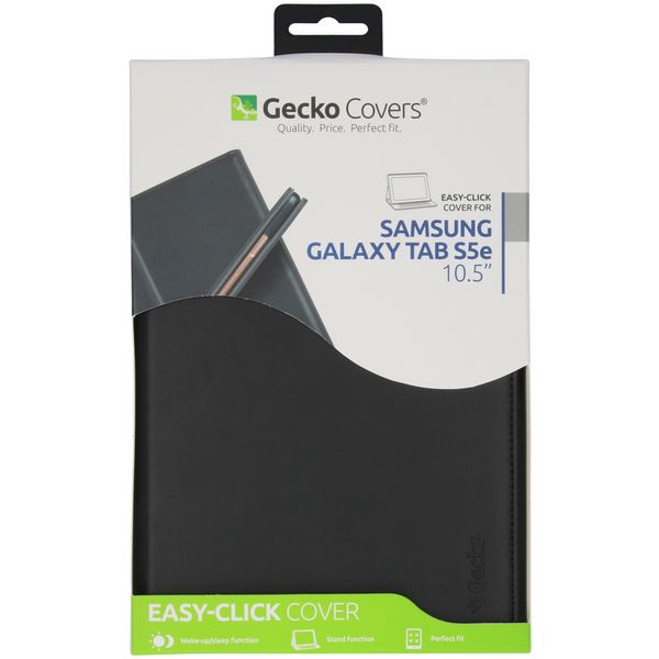 Gecko Covers EasyClick Klapphülle Schwarz für das Samsung Galaxy Tab S5e