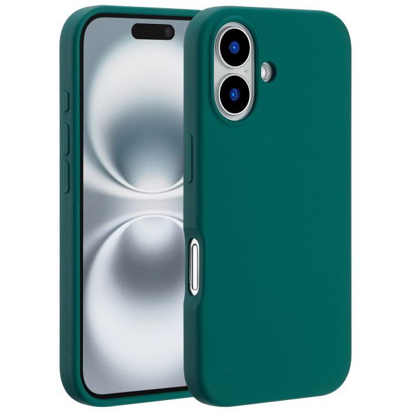 Accezz Liquid Silikoncase mit MagSafe iPhone 16 - Forest Green