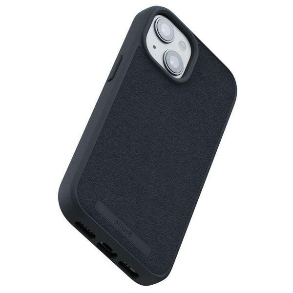 Njorð Collections Wildleder Comfort+ Case MagSafe für das iPhone 15 - Black