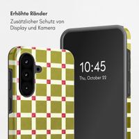 Selencia Vivid Back Cover Samsung Galaxy A57 (5G) - Check This Olive