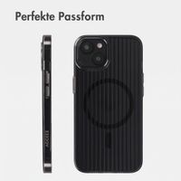 Accezz Lite Backcover mit MagSafe | Fluted | Apple iPhone 13 - Schwarz