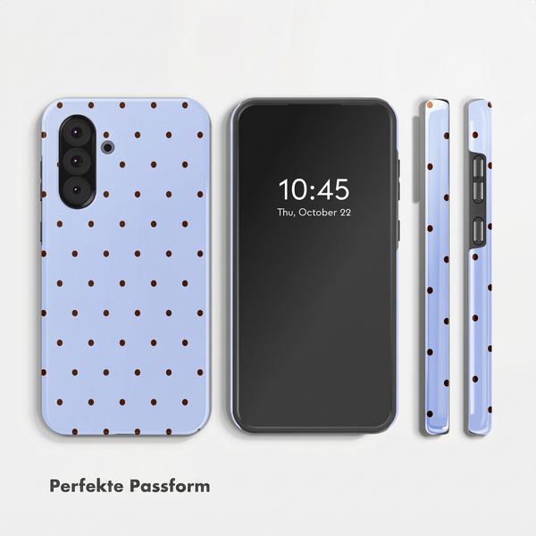 Selencia Vivid Back Cover Samsung Galaxy A36 / A56 - Happy Dots Digital Sky