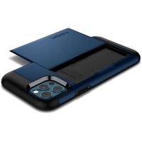 Spigen Slim Armor CS Case für das Apple iPhone 12 (Pro) - Dunkelblau