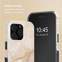 Selencia Vivid Rückabdeckung mit MagSafe Apple iPhone 16 Pro Max - Golden Beige Marble