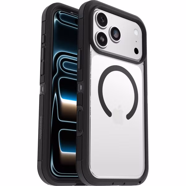 OtterBox Defender Pro XT Magnets Back Cover Apple iPhone 18 Pro / 17 Pro - Clear / Black
