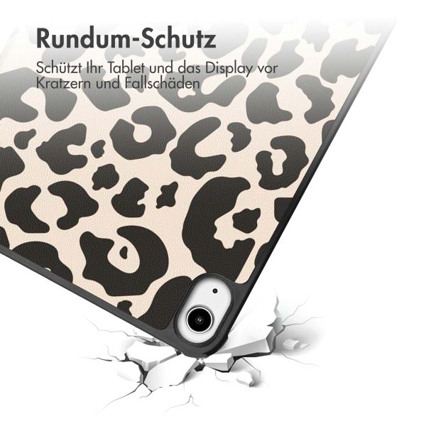 imoshion Design Trifold Klaphülle iPad Mini 7 (2024) / iPad Mini 6 (2021) - Leopard