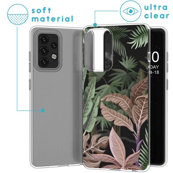 imoshion Design Hülle für das Samsung Galaxy A52(s) (5G/4G) - Dark Jungle