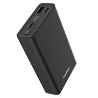 imoshion Ultra Series Aluminium Powerbank 20.000 mAh - Schnellladen bis 33W - Black