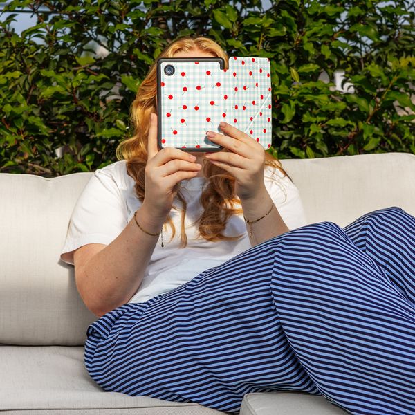 imoshion Design Klappbare Klapphülle Kobo Libra Colour - Cherry Check