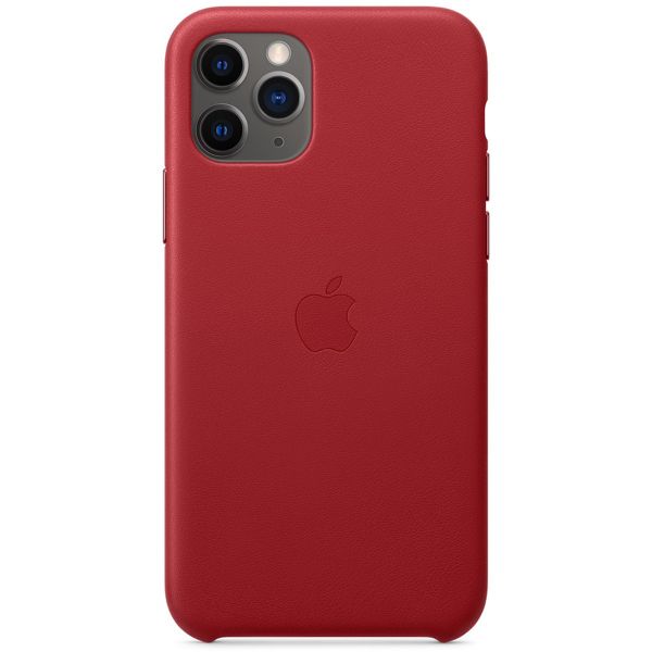 Apple 3 Pack Leder-Case iPhone 11 Pro - Red + Midnight Blue + Black