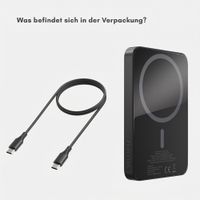 Selencia Vivid Powerbank 5.000 mAh - MagSafe und Qi - Black / Check This Burgundy