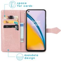 imoshion Mandala Klapphülle für das OnePlus Nord 2 - Rose Gold