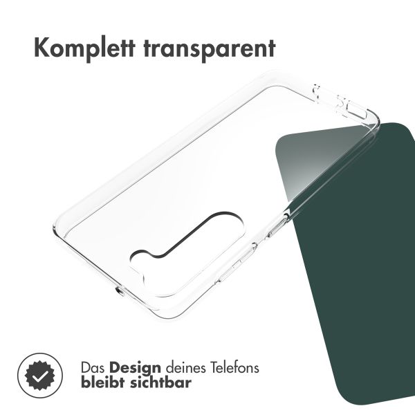 Accezz TPU Clear Cover für das Samsung Galaxy S23 Plus - Transparent