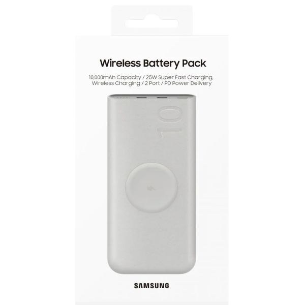 Samsung Galaxy Battery Pack 10.000 mAh – Kabellose Powerbank – 2x USB-C – Beige