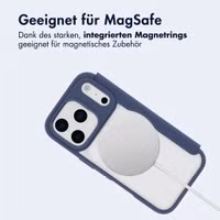 imoshion Transparente Bookcase mit MagSafe Apple iPhone 17 Pro Max - Blau