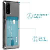 imoshion Soft Case Back Cover mit Kartenfach Galaxy S20 -Transparent