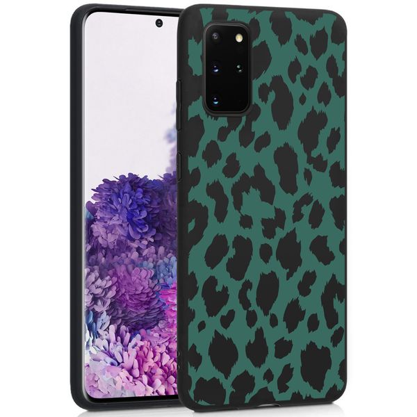 imoshion Design Hülle Galaxy S20 Plus - Leopard - Grün / Schwarz