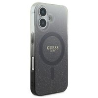 Guess MagSafe IML Glitter Gradient Case für das Apple iPhone 16 - Black