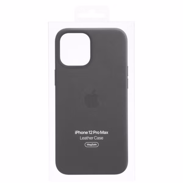 Apple Leder-Case MagSafe für das Apple iPhone 12 Pro Max - Black