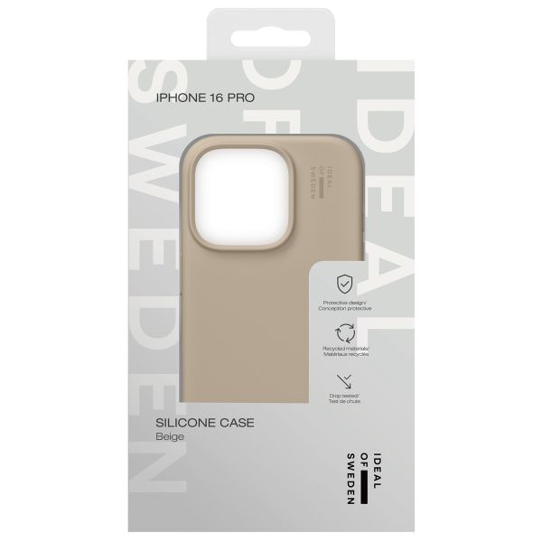 iDeal of Sweden Silikon Case für das Apple iPhone 16 Pro - Beige