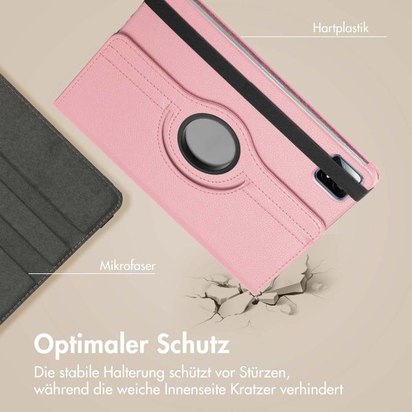imoshion 360° drehbare Klapphülle Xiaomi Pad 6S Pro 12.4 - Rosa