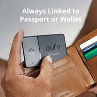 Eufy Smart Tracker Card - Bluetooth-Tracker für iOS - 1 Pack - Schwarz