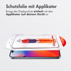 Accezz Gehärtetes Glas Displayschutz mit Applikator - 2-Pack Apple iPhone 17 Pro