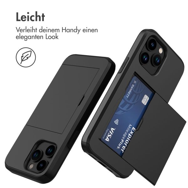 imoshion ﻿Backcover mit Kartenfach für das Apple iPhone 14 Pro - Schwarz